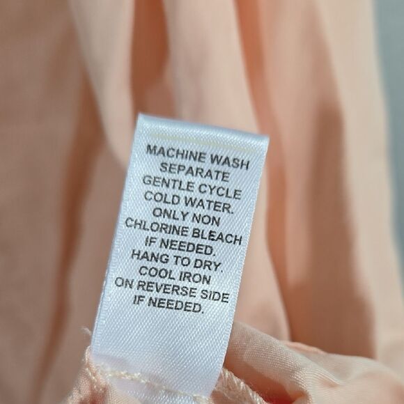 Silky Soft Women's Plus 18/20W Lace Trimmed Cami Peach Camisole V-Neck Top 2XL - Picture 6 of 10